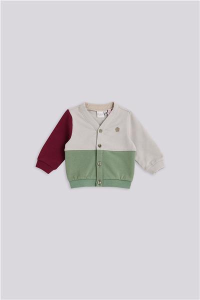 Layette Erkek Bebek Renkli Eşofman ÜstüLayette Erkek Bebek Renkli Eşofman Üstü