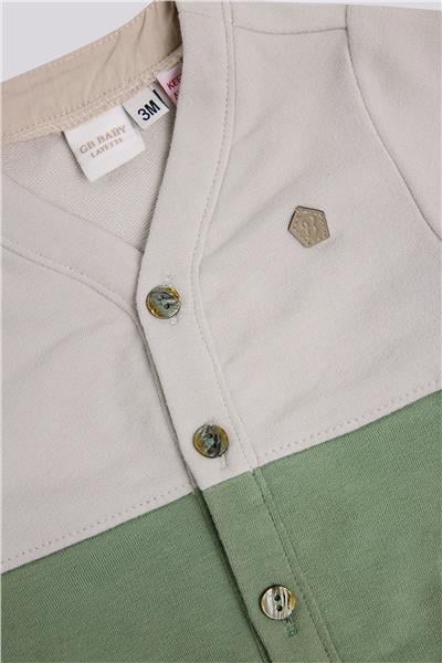 Layette Erkek Bebek Renkli Eşofman ÜstüLayette Erkek Bebek Renkli Eşofman Üstü
