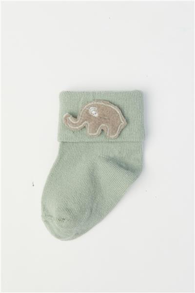 Layette Erkek Bebek Yeşil Çorap