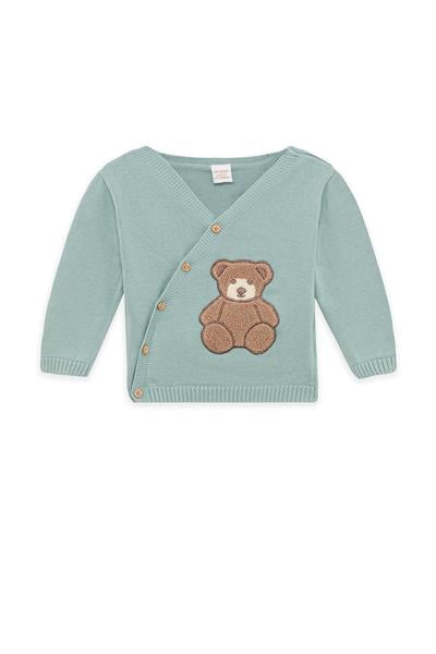 Layette Baby Boy Green Knitwear SetLayette Baby Boy Green Knitwear Set