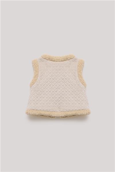 Layette Kız Bebek Bej Yelek