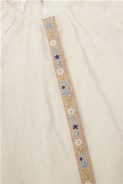 Layette Kız Bebek Beyaz Bluz