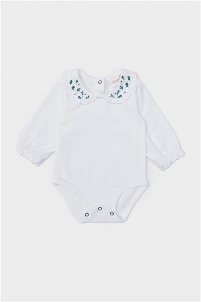 Layette Kız Bebek Beyaz Body