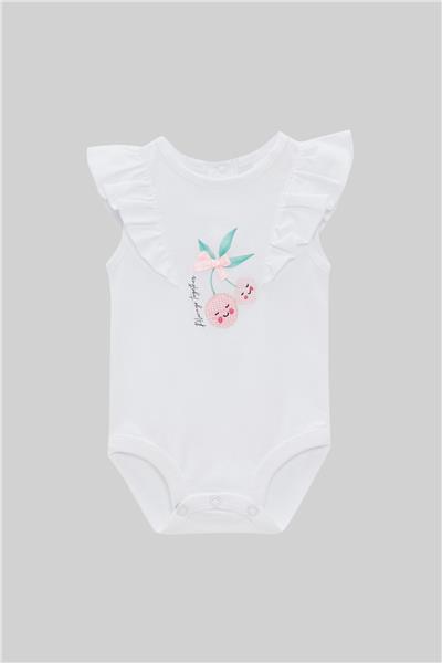 Layette Kız Bebek Beyaz Body