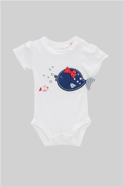Layette Kız Bebek Beyaz Body