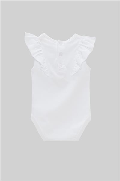 Layette Kız Bebek Beyaz Body