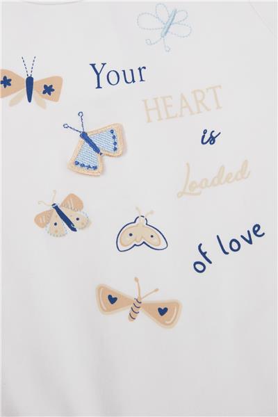 Layette Kız Bebek Beyaz Body