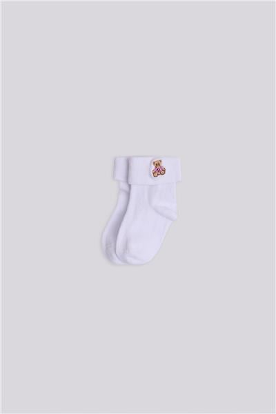 Layette Kız Bebek Beyaz ÇorapLayette Kız Bebek Beyaz Çorap