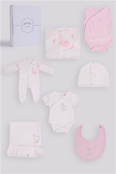 Layette Kız Bebek Beyaz Hastane ÇıkışıLayette Kız Bebek Beyaz Hastane Çıkışı