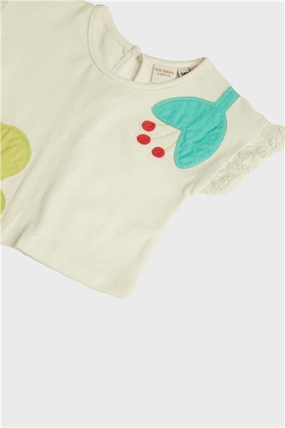 Layette Kız Bebek Beyaz T-Shirt