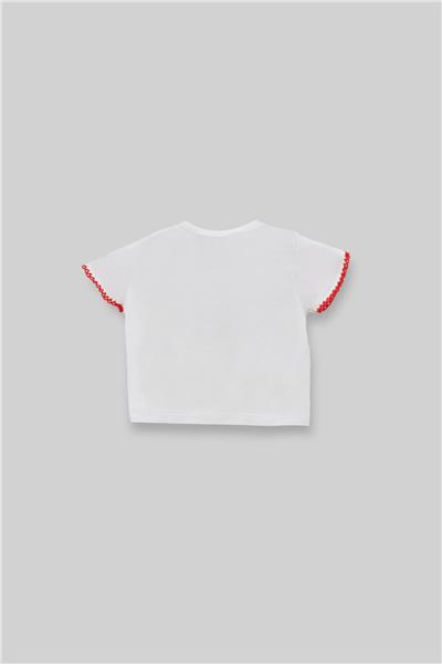 Layette Kız Bebek Beyaz T-Shirt