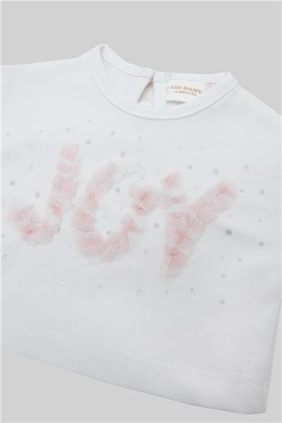 Layette Kız Bebek Beyaz T-Shirt