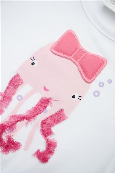 Layette Kız Bebek Beyaz Tshirt