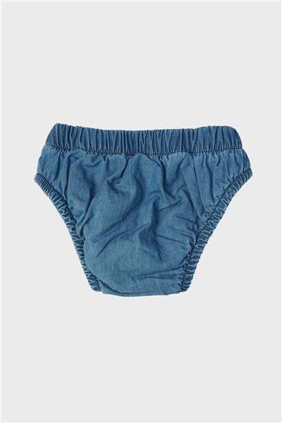 Layette Kız Bebek Denim Elbise