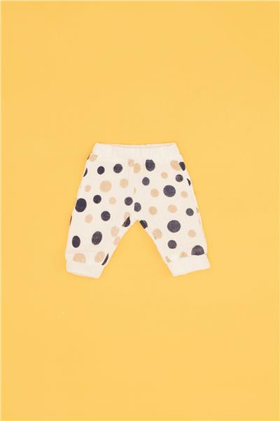 Layette Kız Bebek Desenli 3lü Body Eşofman Takımı