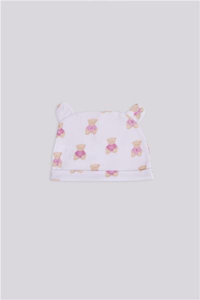 Layette Kız Bebek Desenli BereLayette Kız Bebek Desenli Bere