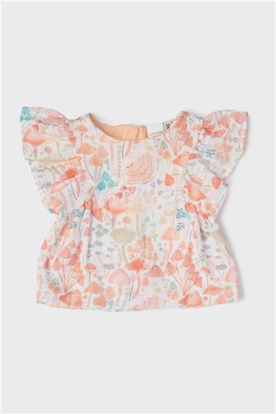 Layette Kız Bebek Desenli Bluz