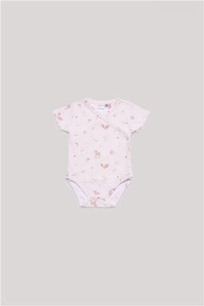 Layette Kız Bebek Desenli Body