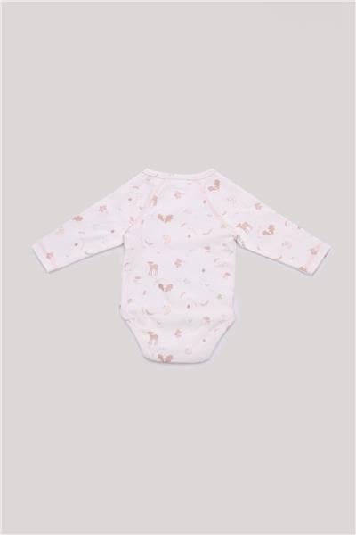 Layette Kız Bebek Desenli Body