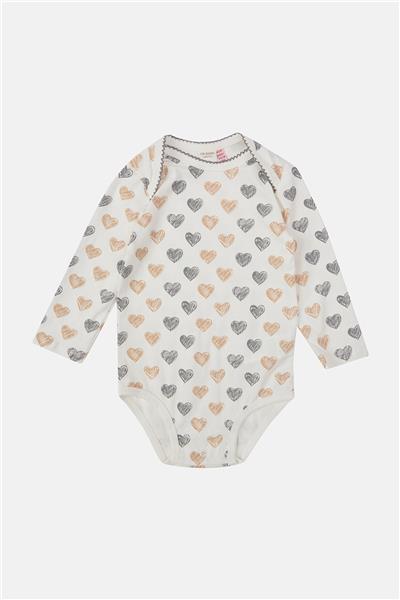 Layette Kız Bebek Desenli Body Set