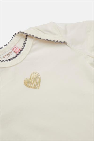 Layette Kız Bebek Desenli Body Set