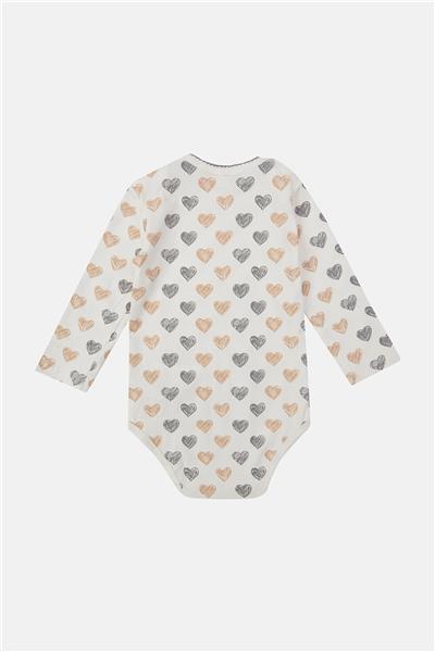 Layette Kız Bebek Desenli Body Set