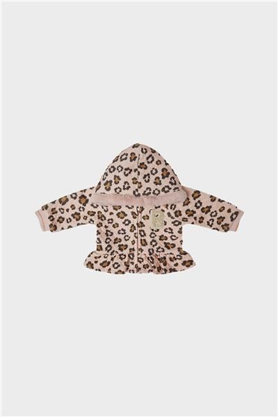 Layette Kız Bebek Desenli Ceket