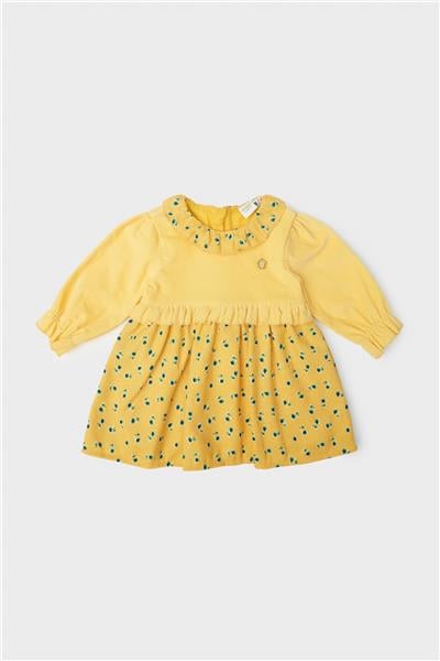 Layette Kız Bebek Desenli Elbise