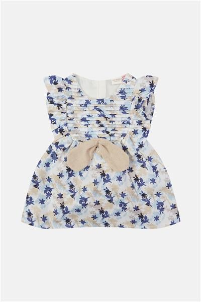 Layette Kız Bebek Desenli Elbise