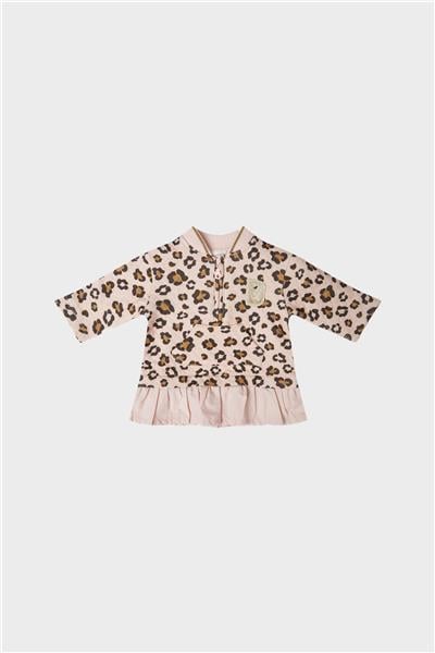Layette Kız Bebek Desenli Elbise