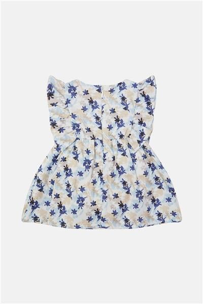 Layette Kız Bebek Desenli Elbise