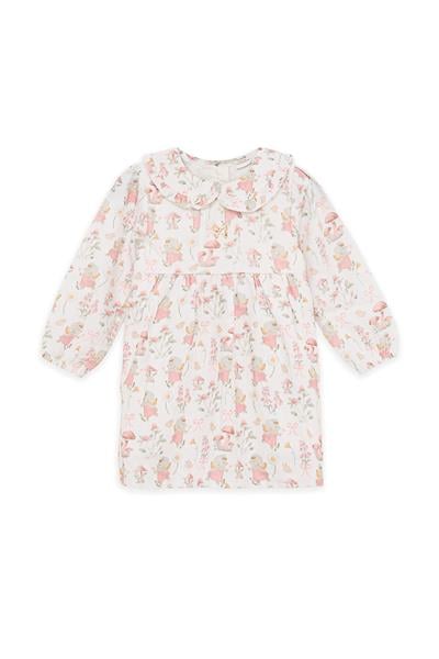 Layette Kız Bebek Desenli ElbiseLayette Kız Bebek Desenli Elbise