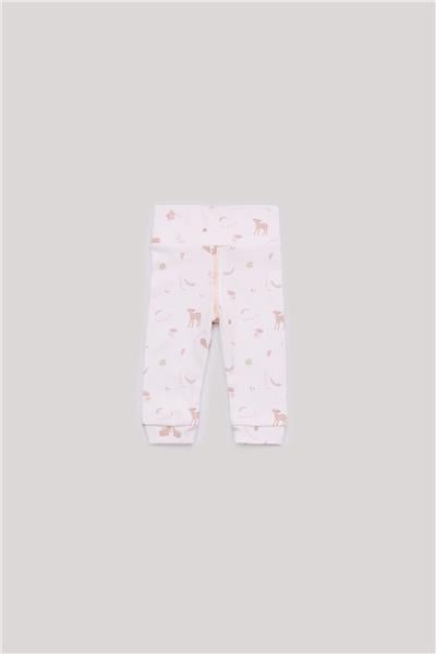 Layette Kız Bebek Desenli Eşofman Altı