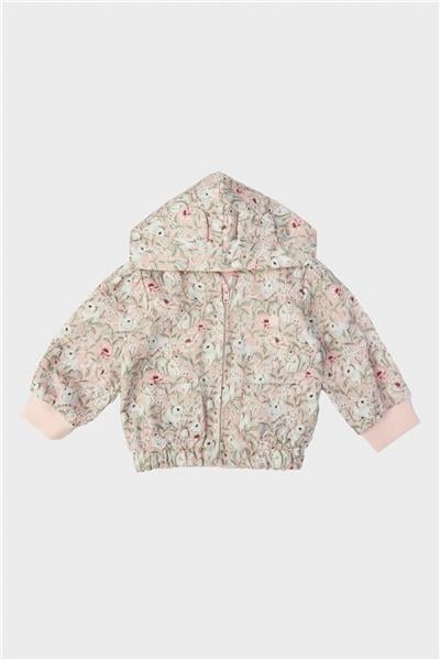 Layette Kız Bebek Desenli Eşofman Üstü