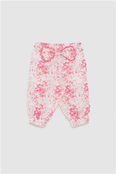 Layette Kız Bebek Desenli Pantolon