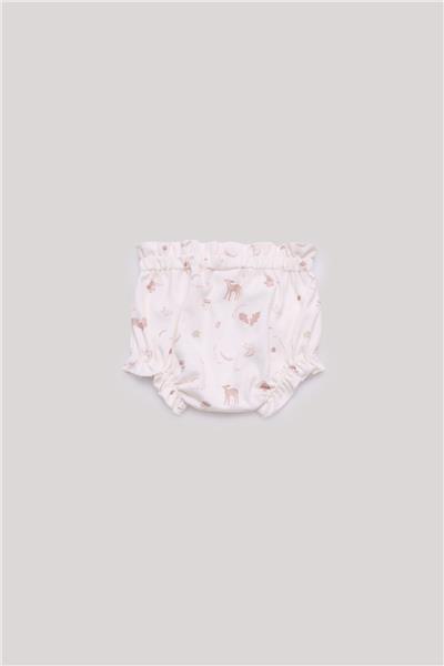 Layette Kız Bebek Desenli Şort