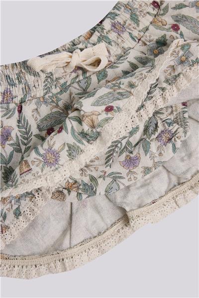 Layette Kız Bebek Desenli ŞortLayette Kız Bebek Desenli Şort