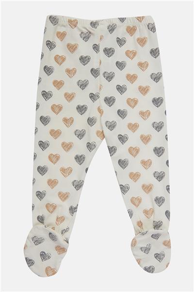 Layette Kız Bebek Desenli Tayt Set