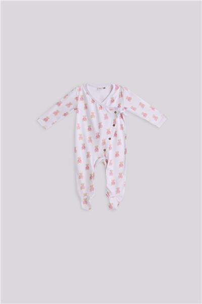 Layette Kız Bebek Desenli TulumLayette Kız Bebek Desenli Tulum