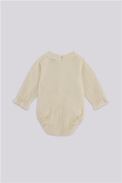 Layette Kız Bebek Ekru BluzLayette Kız Bebek Ekru Bluz