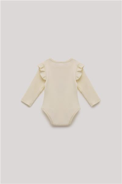 Layette Kız Bebek Ekru Body