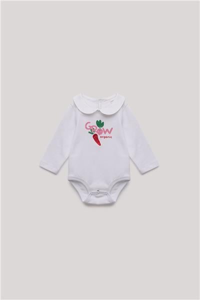 Layette Kız Bebek Ekru Body