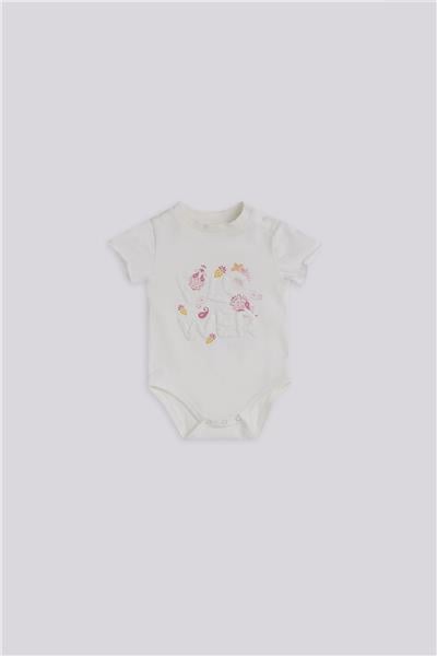 Layette Kız Bebek Ekru BodyLayette Kız Bebek Ekru Body