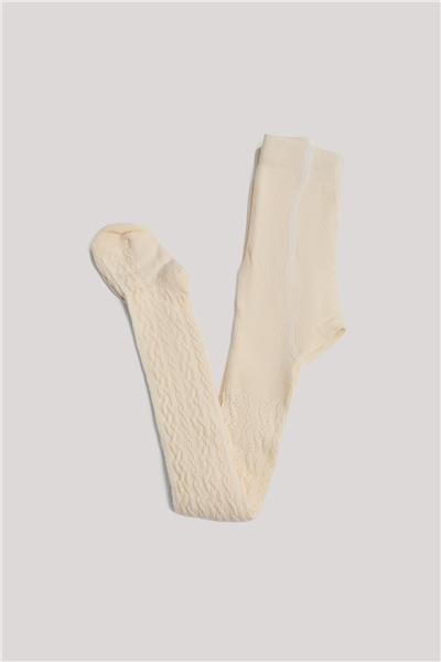 Layette Kız Bebek Ekru ÇorapLayette Kız Bebek Ekru Çorap