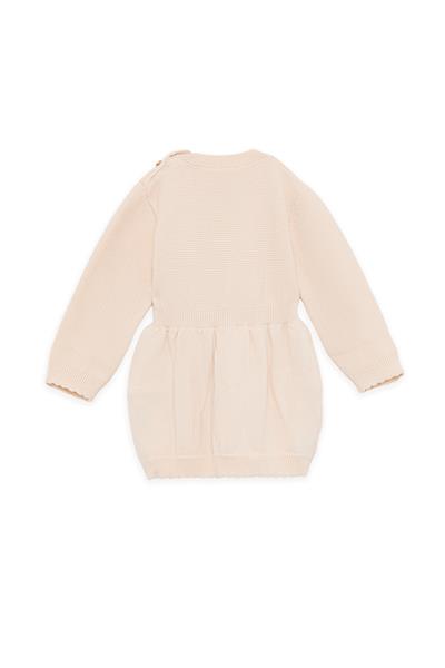Layette Kız Bebek Ekru ElbiseLayette Kız Bebek Ekru Elbise