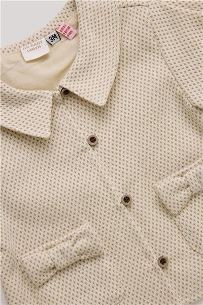Layette Kız Bebek Ekru Eşofman Üstü