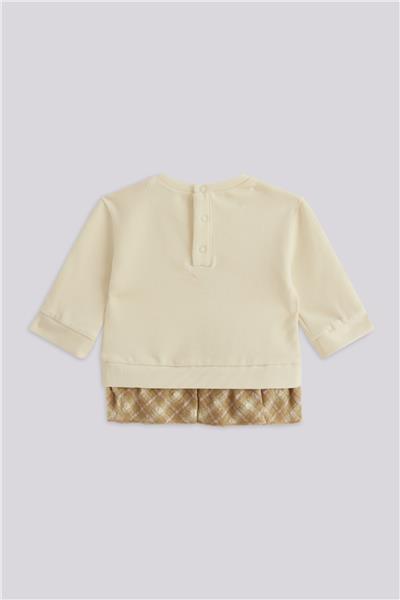 Layette Kız Bebek Ekru SweatshirtLayette Kız Bebek Ekru Sweatshirt