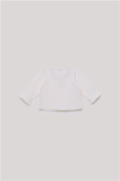 Layette Kız Bebek Ekru T-Shirt