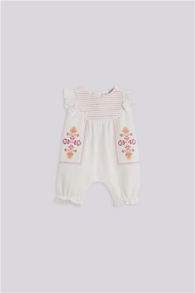 Layette Kız Bebek Ekru TulumLayette Kız Bebek Ekru Tulum