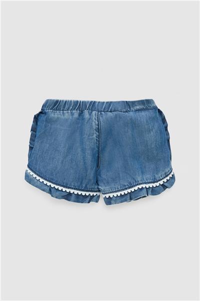 Layette Kız Bebek Mavi Şort